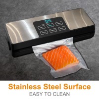 跨境定制Vacuum Sealer真空保鲜封口机家用干湿两用塑封机包装机