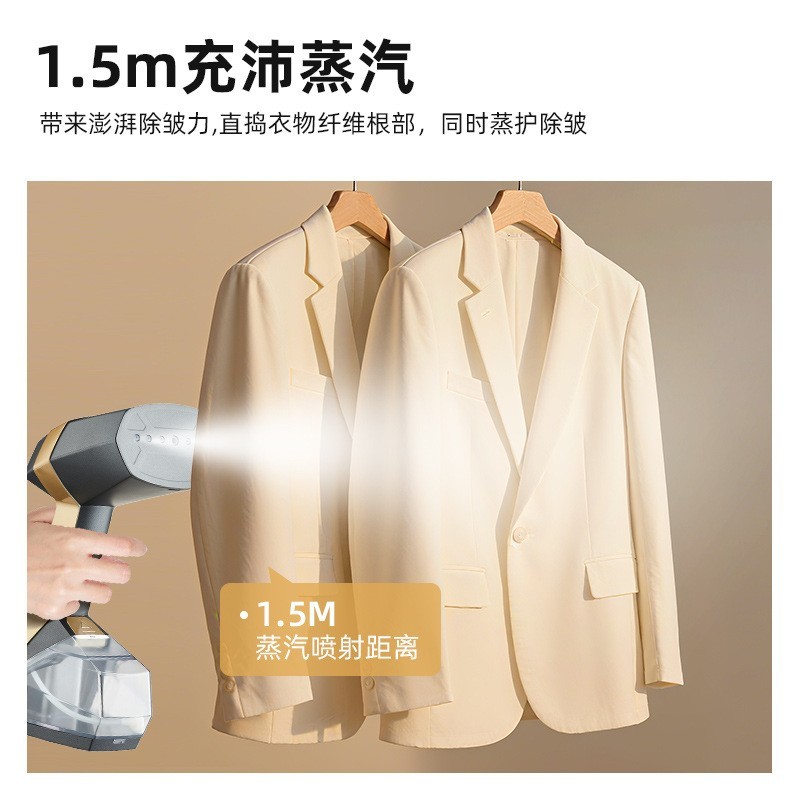 手持大功率挂烫机蒸汽电熨斗便携式旅行蒸汽刷跨境熨衣机家用烫斗图2