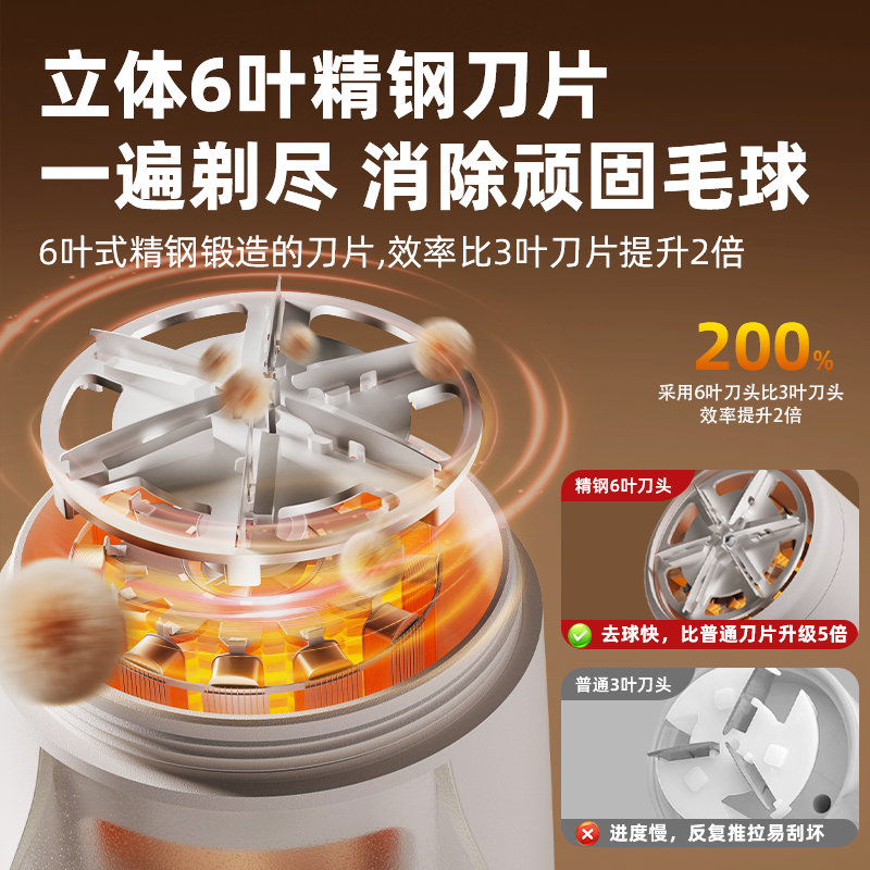 毛球修剪器剃毛器衣服起球去球器家用打刮除毛机去除球神器图3