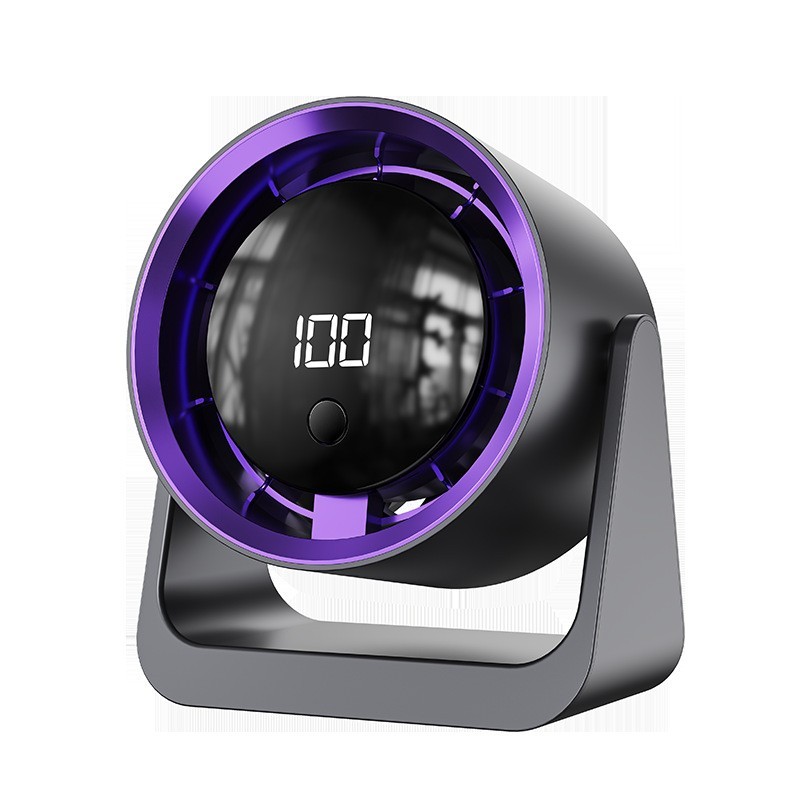 爆款迷你循环扇学生宿舍桌面办公壁挂小型便携充电风扇长续航图5