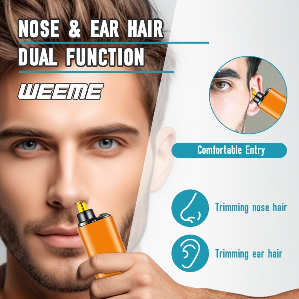 跨境新款鼻毛修剪器USB鼻毛修理器充电款剪的神器电动器除毛图3