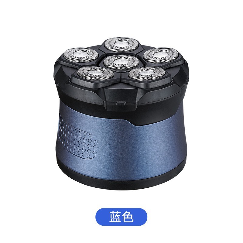 新品光头神器跨境电动剃须刀男士自助理发剃须刮光头六刀头图5