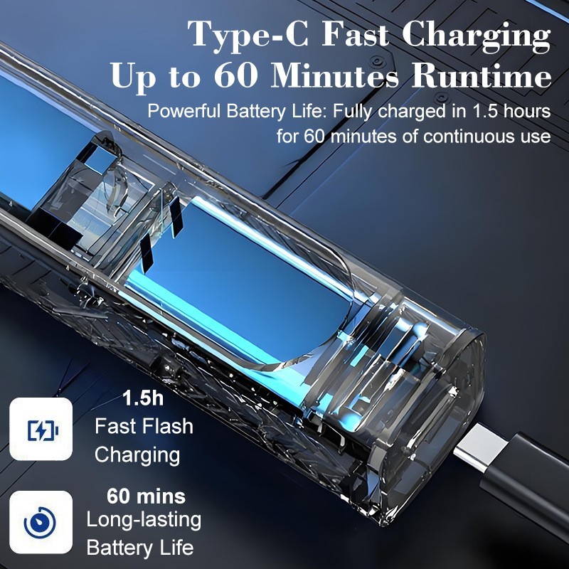 跨境新款鼻毛修剪器男女通用充电款数显清理鼻孔修理器电动鼻毛器图3