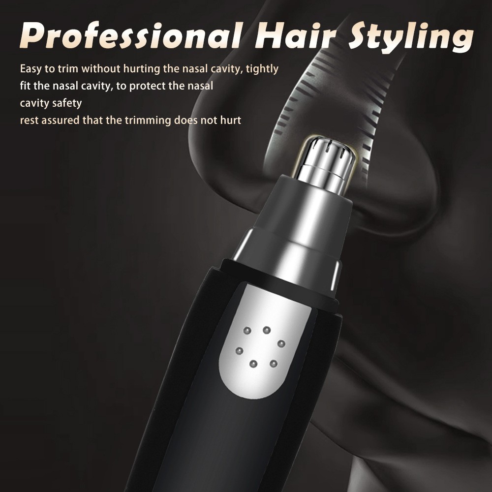 跨境新款电动鼻毛修剪器清理鼻孔去鼻毛剪刀多功能家用鬓毛修剪器图2