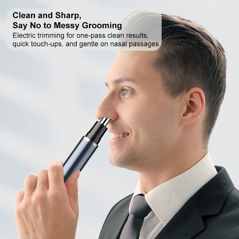 跨境新款电动鼻毛修剪器男女通用鼻孔清洁神器去鼻毛鼻孔剃毛器图2