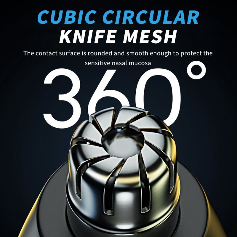 跨境电动鼻毛修剪器男士充电式清理鼻孔去鼻毛剪刀便捷鼻毛清洁器图4