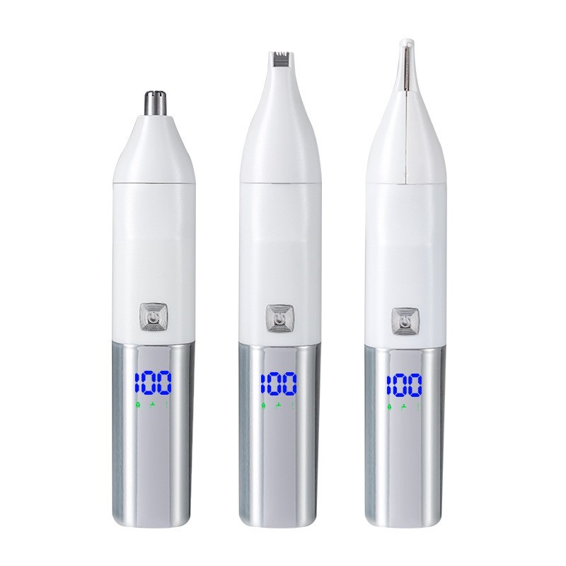 电动鼻毛器三合一修眉刻字剃鼻毛修容套装全身水洗数显图4