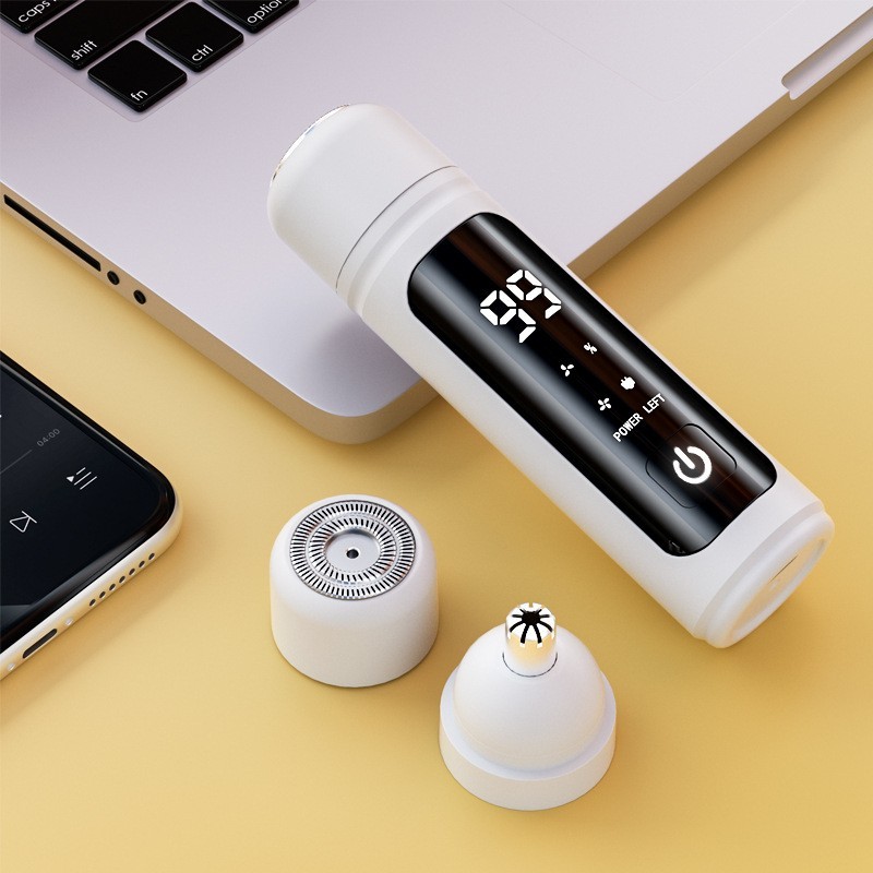 鼻毛修剪器男女用鼻毛剪鼻孔清洁器电动修剃二合一剃须刀充电式