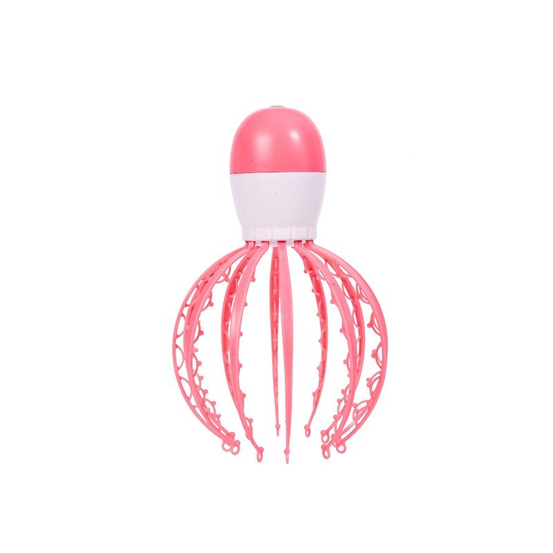 定制电动八爪鱼按摩器充电减压头部震动头皮按摩仪灵魂提取器图5