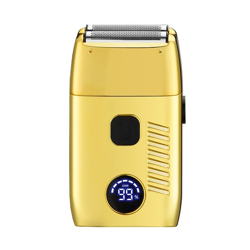 往复式电动剃须刀复古双头4D推白光头机 厂家USB充电男士剃须刀图5