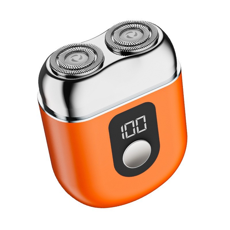 便携迷你全自动刮胡刀双环磁吸刀头男士胡须刀充电式水洗剃须刀图5