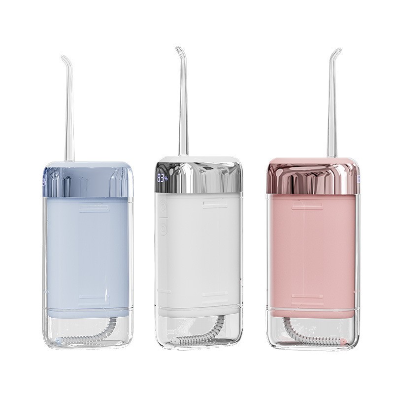 跨境杀菌便携电动冲牙器口腔洗牙器正畸专用抽拉冲洗器手持水牙线图5