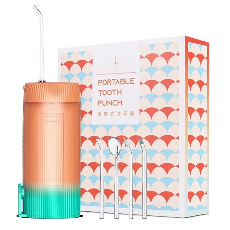 新款电动冲牙器便携式智能洗牙器牙结石水牙线正畸口腔神器洗牙机图2