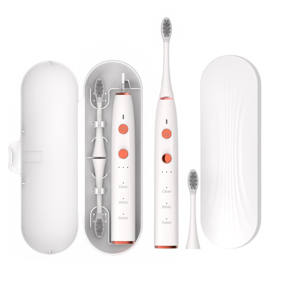 声波电动牙刷可变速续航90天便携式旅行盒防水磁悬浮智能电动牙刷图5