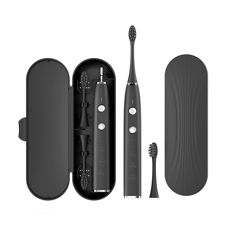 声波电动牙刷可变速续航90天便携式旅行盒防水磁悬浮智能电动牙刷图3