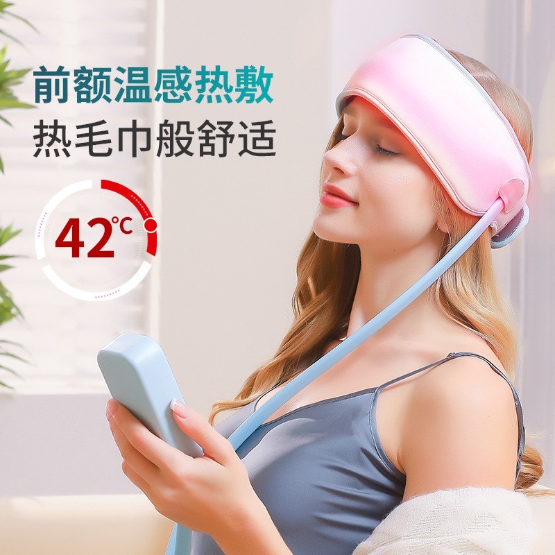 全自动头部按摩器解压仪工具家用热敷电动揉捏智能经络按摩仪图3