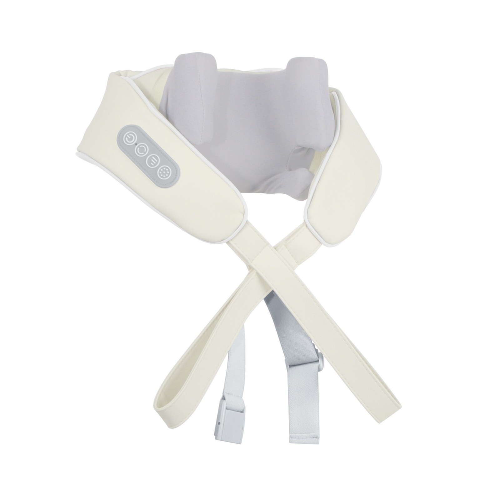 斜方肌颈椎按摩仪肩颈护颈仪颈部按摩器脖子腰部热敷揉捏按摩披肩图5