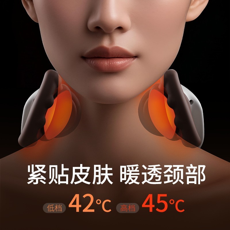 加工定制斜方肌按摩器家用多功能肩颈按摩仪热敷仿生人手按摩披肩图3