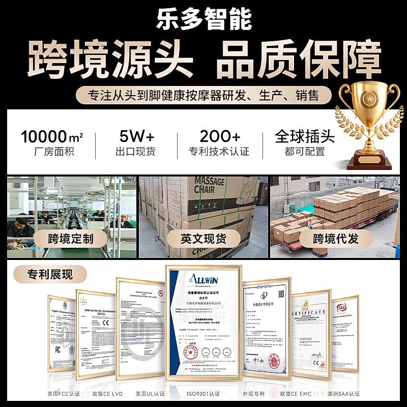 加工定制斜方肌按摩器家用多功能肩颈按摩仪热敷仿生人手按摩披肩图2