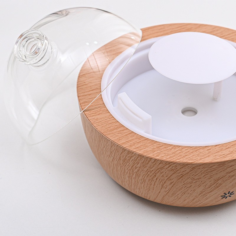 七彩灯精油雾化扩香仪家用长喷香薰机客厅酒店智能无水断电图5