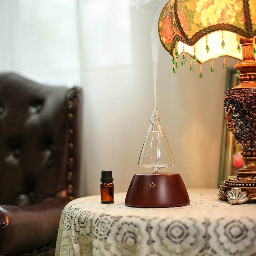 香薰机家用50ml 七彩玫瑰超声波精油加湿器厂家创意星月礼品图5