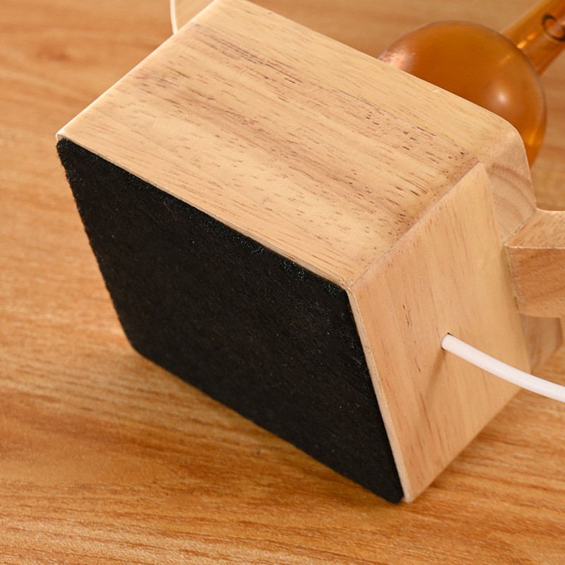 家用实木精油扩香仪无水香薰机玻璃纯精油旋钮款喷香冷香仪图4