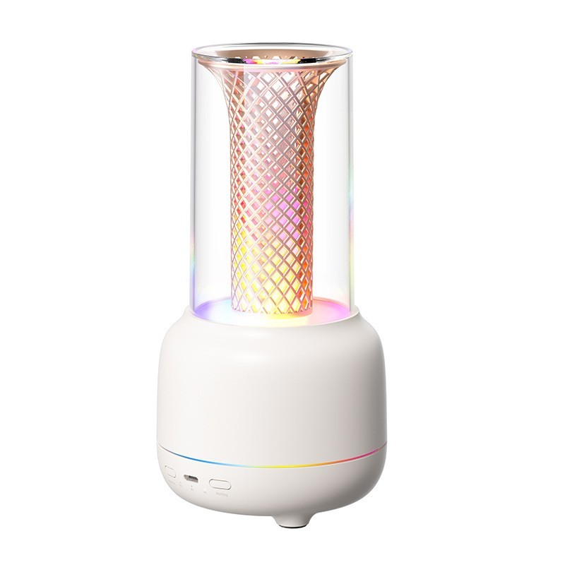 跨境新款创意烛光灯香薰机 usb插电桌面氛围烛光灯家用香薰加湿器图5