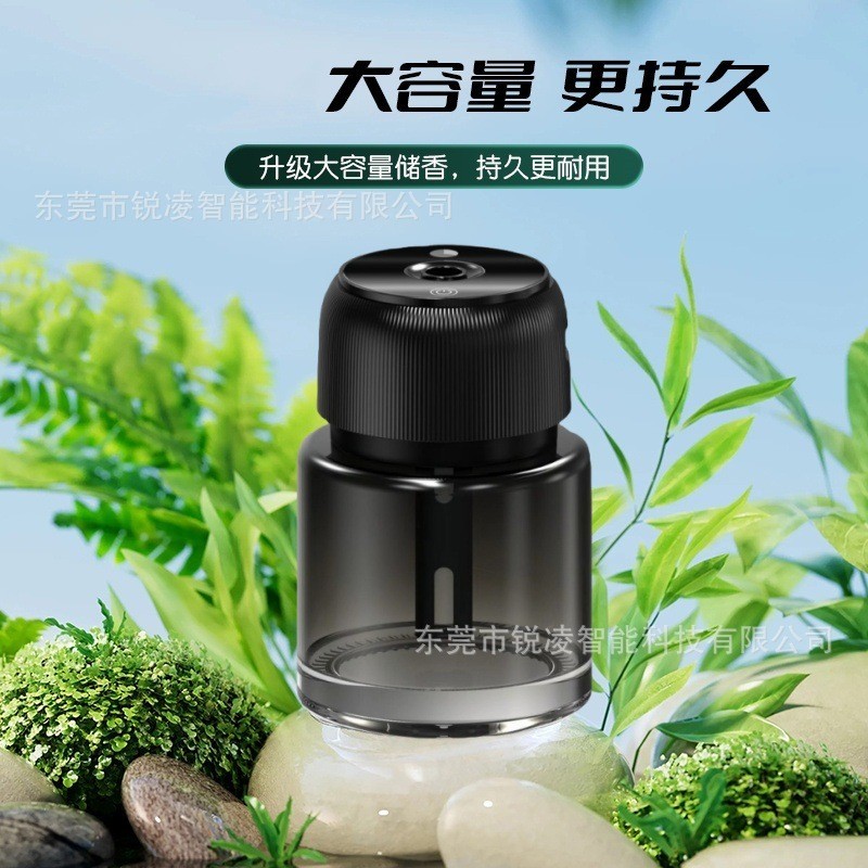跨境新款车载香薰机汽车香水车用智能喷雾香氛机星空顶自动喷香机图2