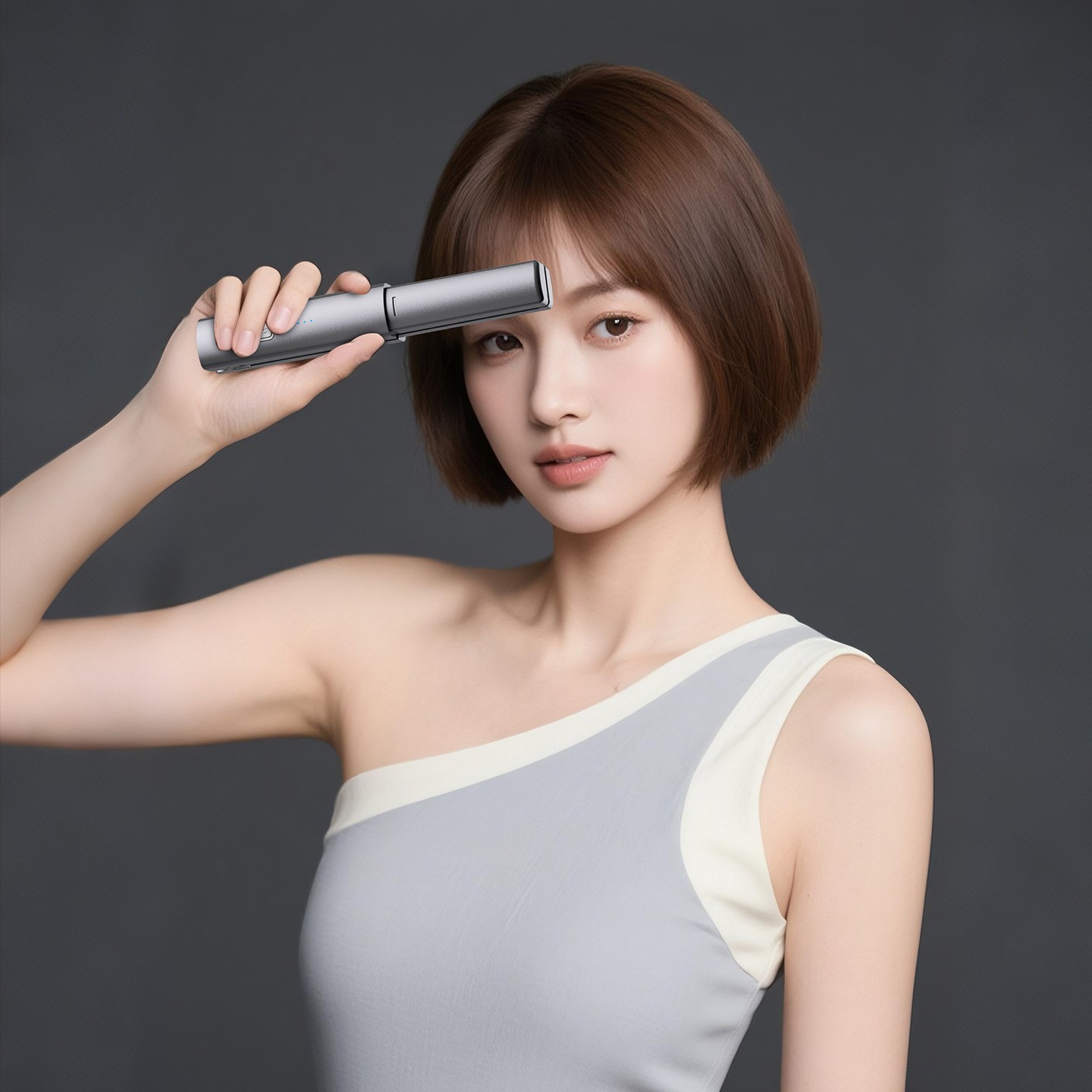 跨境无线直板夹直卷两用不伤发负离子直发器迷你便携家用夹板直发图3