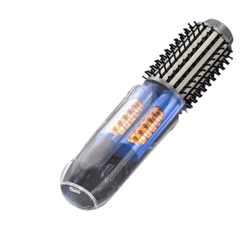 跨境新款直发梳USB无线负离子不伤发直发器便携式卷直两用卷发梳图5