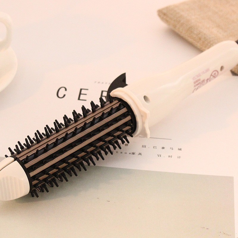 跨境直发器卷发直卷两用美发工具电动卷发棒拉直夹板陶瓷发热图3