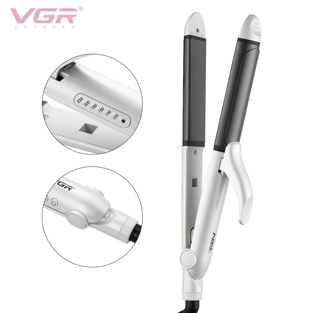 夹板直发器棒家用可调节烫发拉直蛋卷发器两用直卷电卷发棒图4