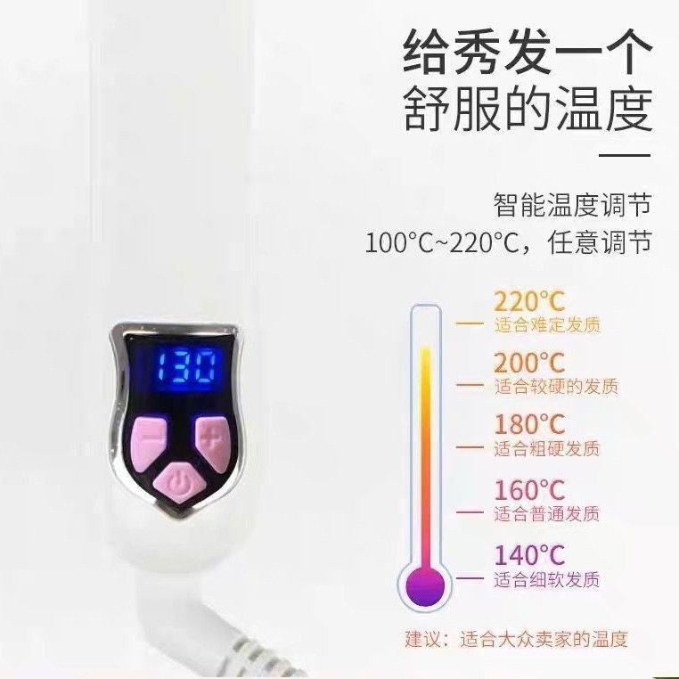 全自动卷发器懒人电动旋转不伤发蛋卷头烫发器水波纹大波浪卷发棒图3