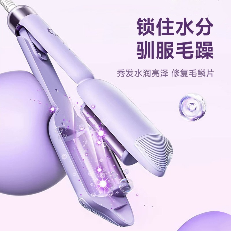 跨境36mm卷发棒韩式蛋卷大波浪全自动电动旋转卷发神器自然卷图2