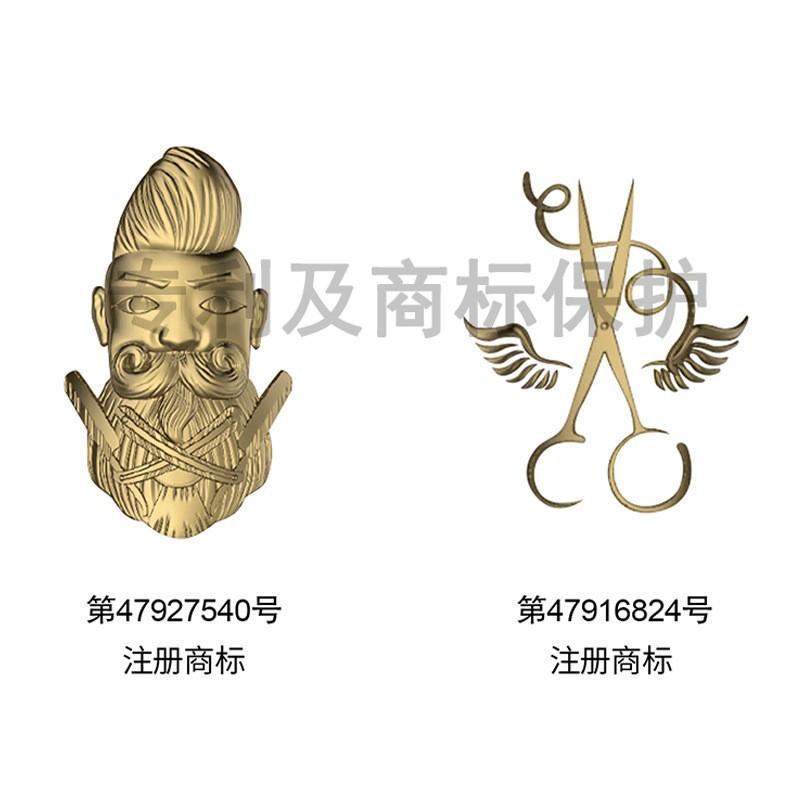 跨境新款水洗全金属电推子复古油头电推剪液晶数显理发器T9雕刻剪图5