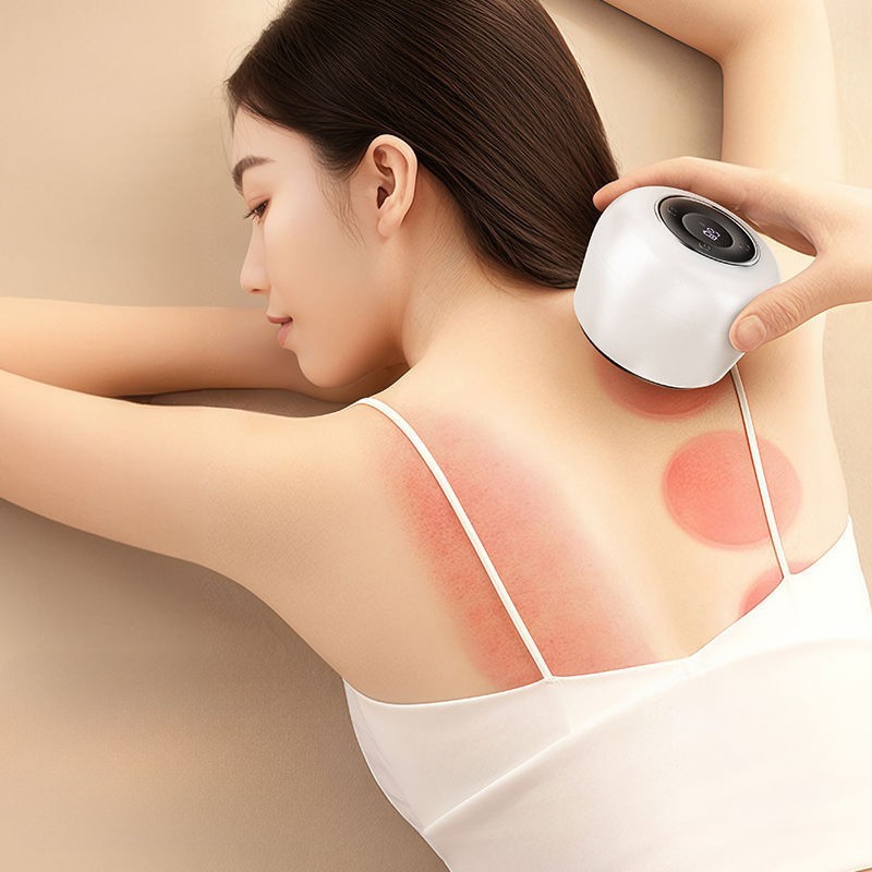 家用吸痧器刮痧仪拔罐经络刷按摩仪筋疗仪器全身神疏通器礼品红光图2