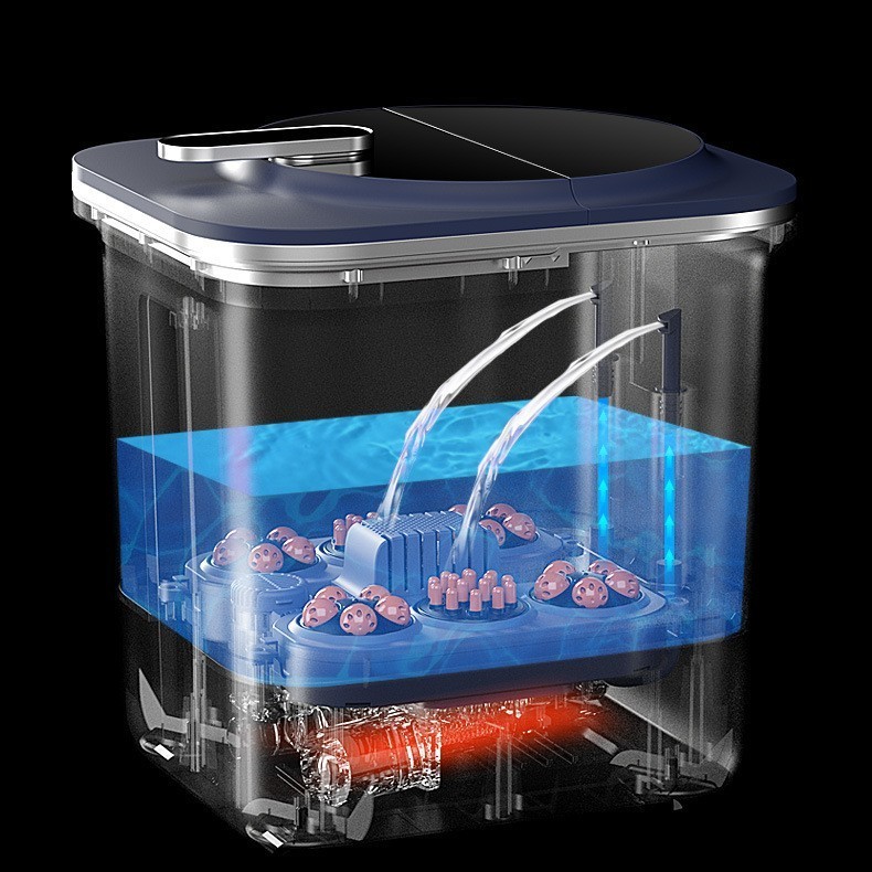 定制泡脚桶恒温加热足浴盆全自动按摩家用高深足浴桶足浴智能按摩图4