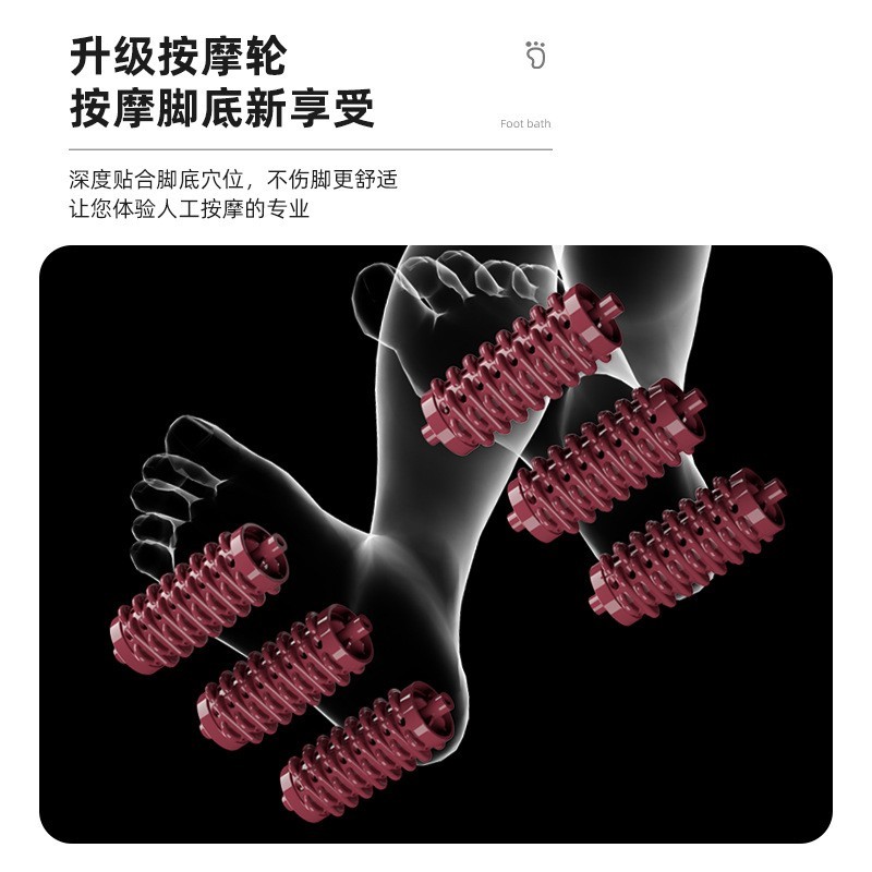 泡脚桶家用自动加热恒温洗脚盆全自动按摩泡脚盆保温便携式足浴盆图4