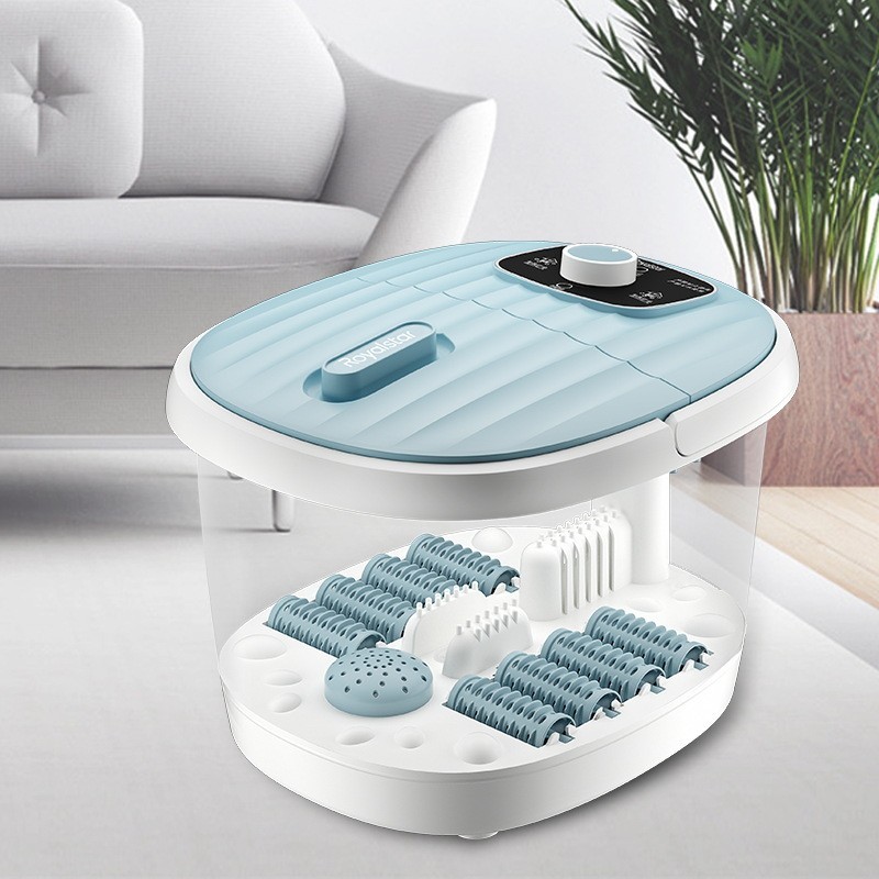 足浴器全自动电动按摩泡脚桶恒温加热家用加热多功能洗脚盆图4