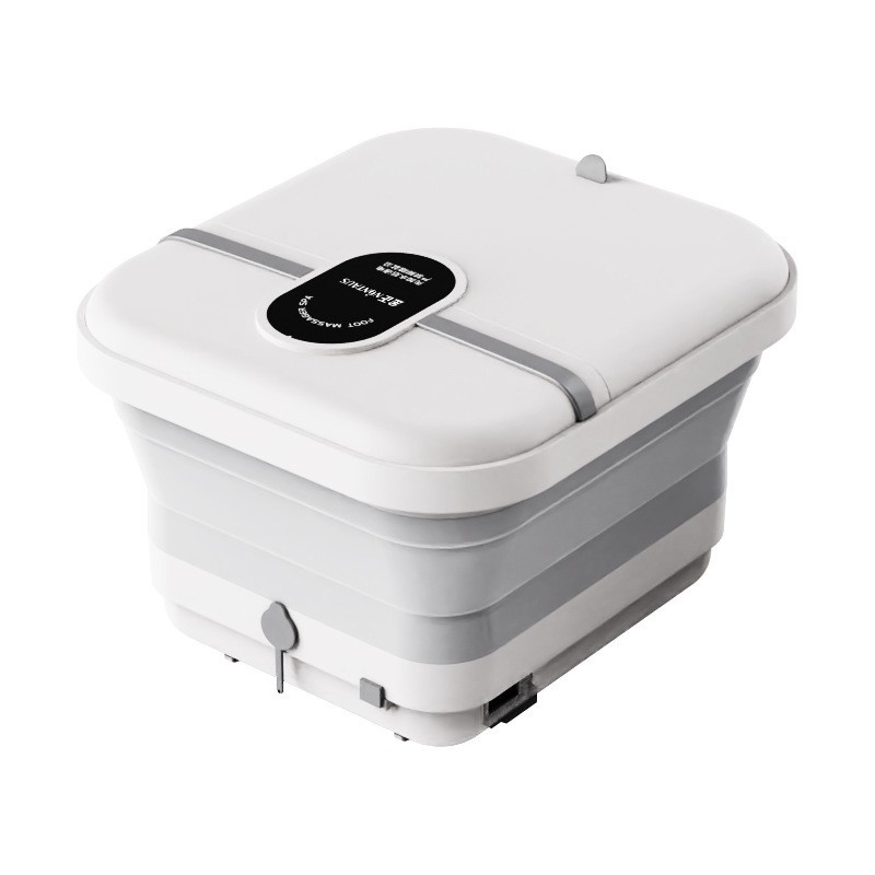 定制折叠加热泡脚桶泡脚盆家用便携恒温电动按摩足浴盆气泡图5