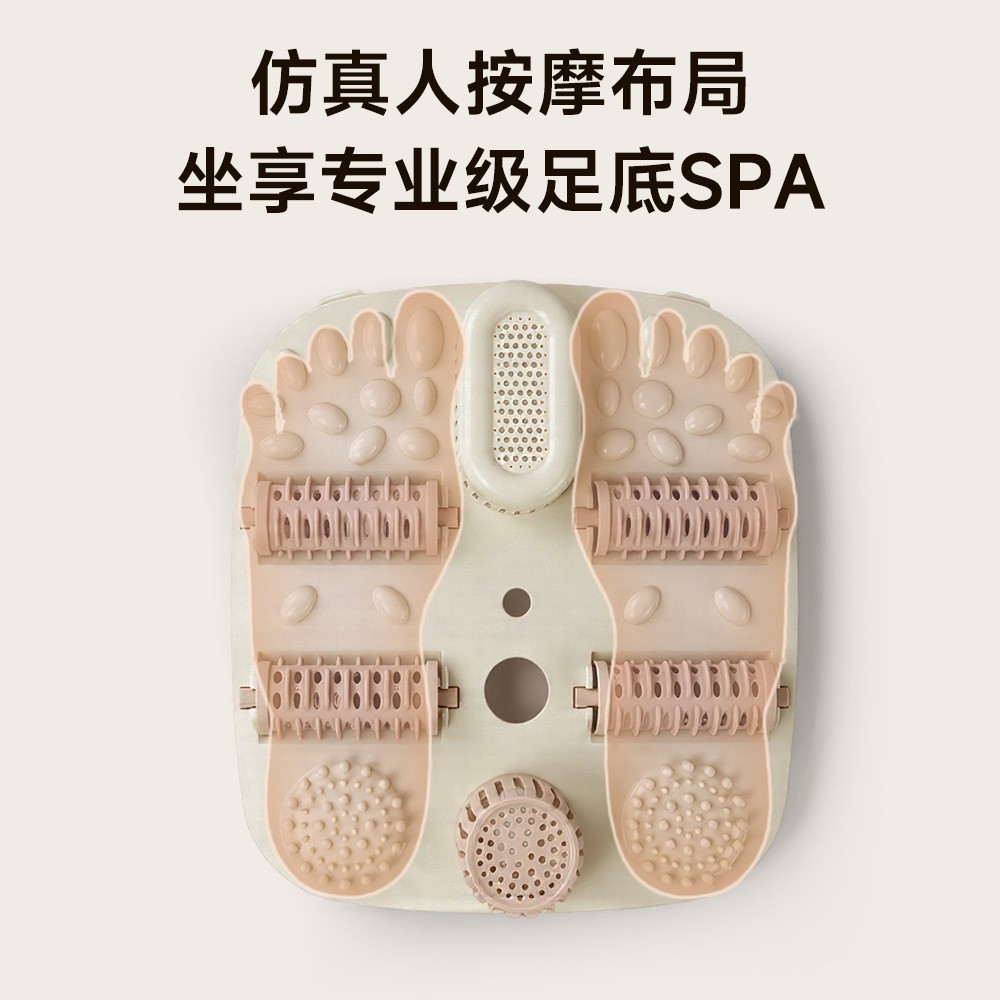 智能家用可折叠洗脚桶恒温加热足浴电器按摩泡脚桶足浴盆图3