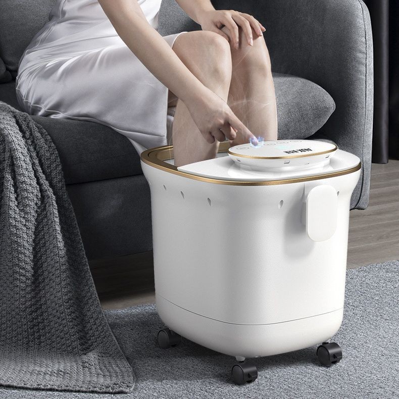 足泡脚桶全自动加热洗家用电动按摩泡脚盆过小腿足浴盆图3