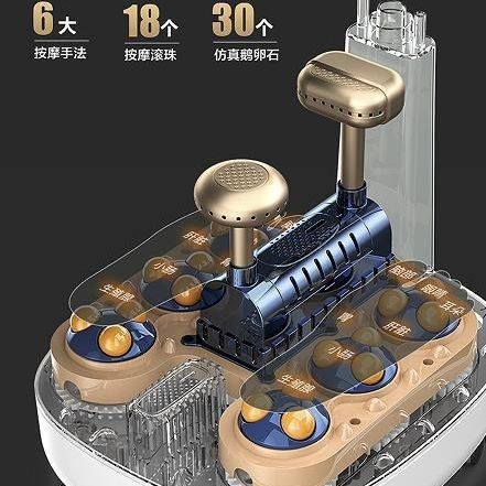 足泡脚桶全自动加热洗家用电动按摩泡脚盆过小腿足浴盆图4