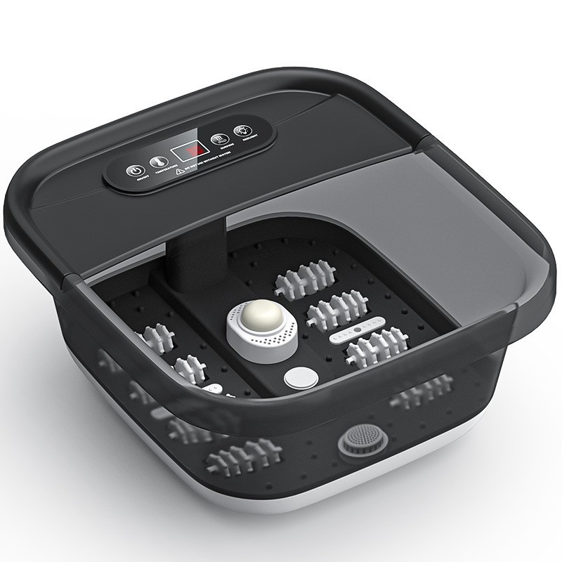 跨境足浴盆全自动泡脚桶冬季家用电动恒温加热脚底按摩电器泡脚盆图5