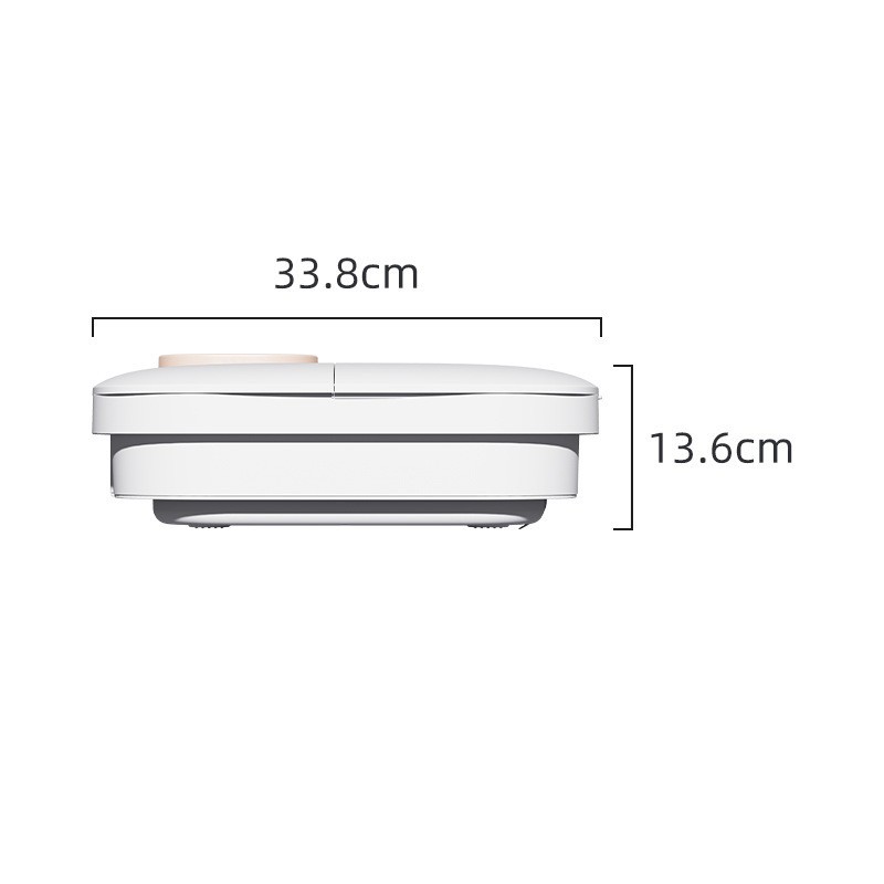 认证CB跨境定时自动加热恒温触摸屏气泡插电折叠足浴盆图5