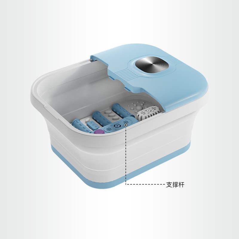 跨境折叠泡脚桶智能日规美规欧规自动加热恒温折叠便携式洗脚盆图3