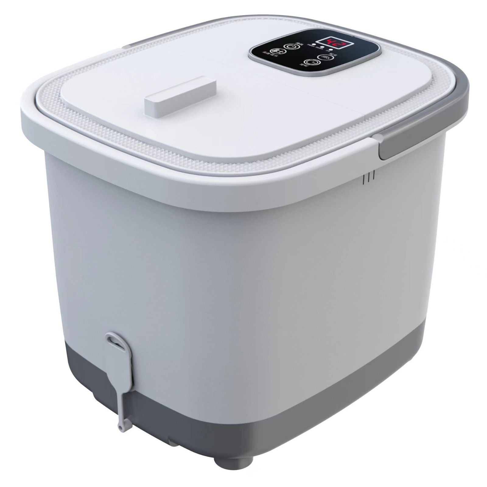 跨境电动加热泡脚桶家用洗脚桶按摩足浴电器全自动智能泡脚桶工厂图5