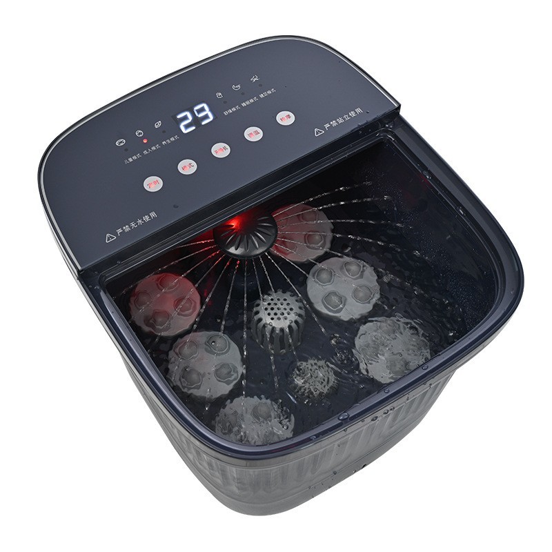 熏蒸气泡全自动电动按摩加热恒温家用洗脚盆足疗机泡脚深桶足浴盆图5