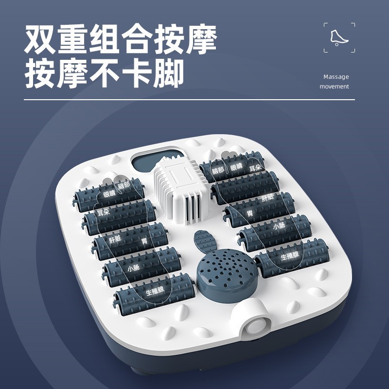 熏蒸气泡全自动电动按摩加热恒温家用洗脚盆足疗机泡脚足浴盆图5