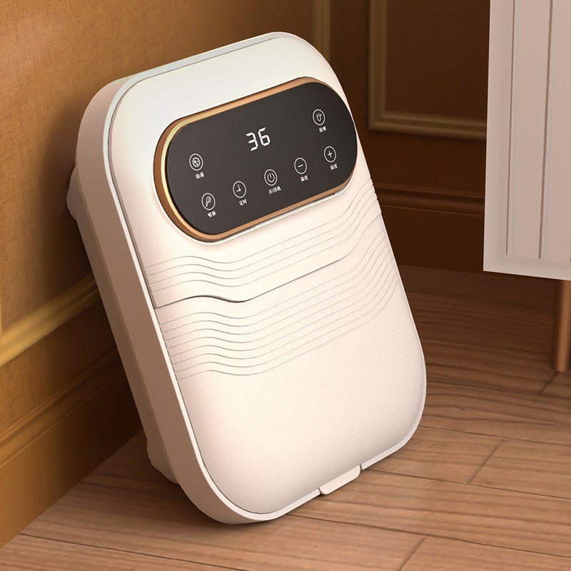 折叠款智能足浴器可控温加热足浴盆恒温家用全自动按摩泡脚桶气泡图3